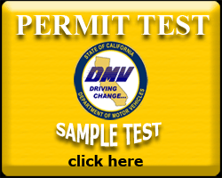 DMV sample permit test